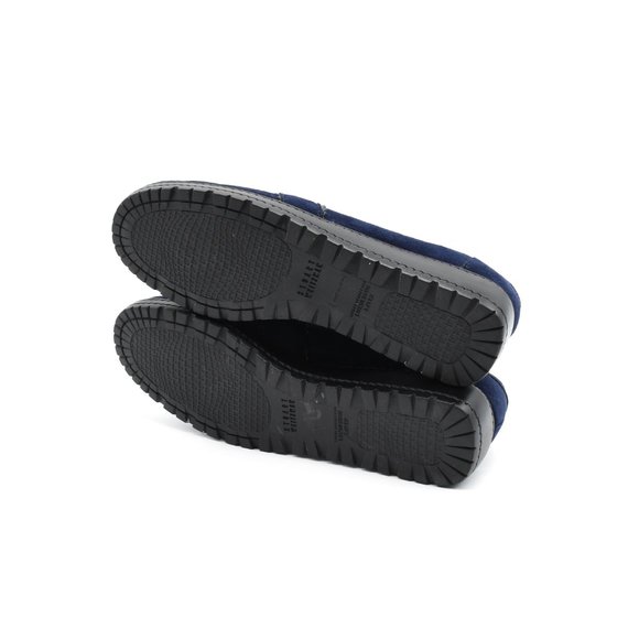 Stuart Weitzman Navy Blue Penny Loafers 8N - Picture 7 of 7